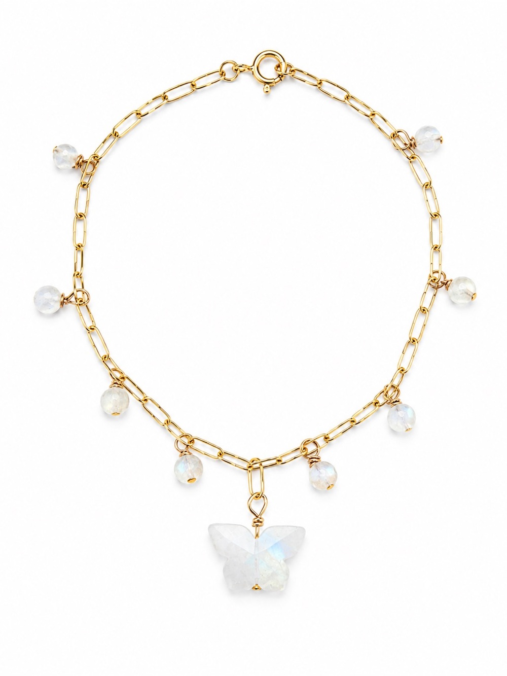 B2 Moonstone Butterfly Bracelet